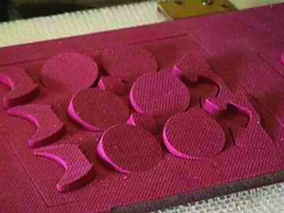 Rubber cutting